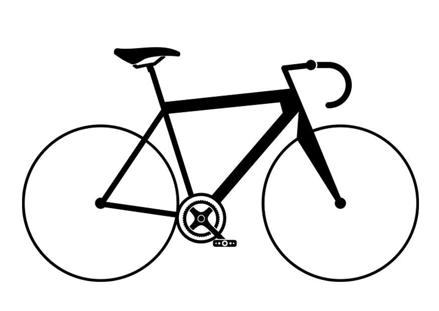 bicicleta de corrida Página para colorir bicicleta de corrida