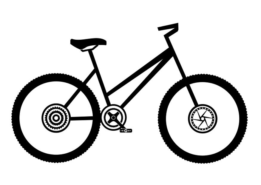 bicicleta feminina Página para colorir bicicleta feminina