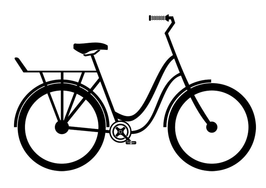 bicicleta urbana Página para colorir bicicleta urbana