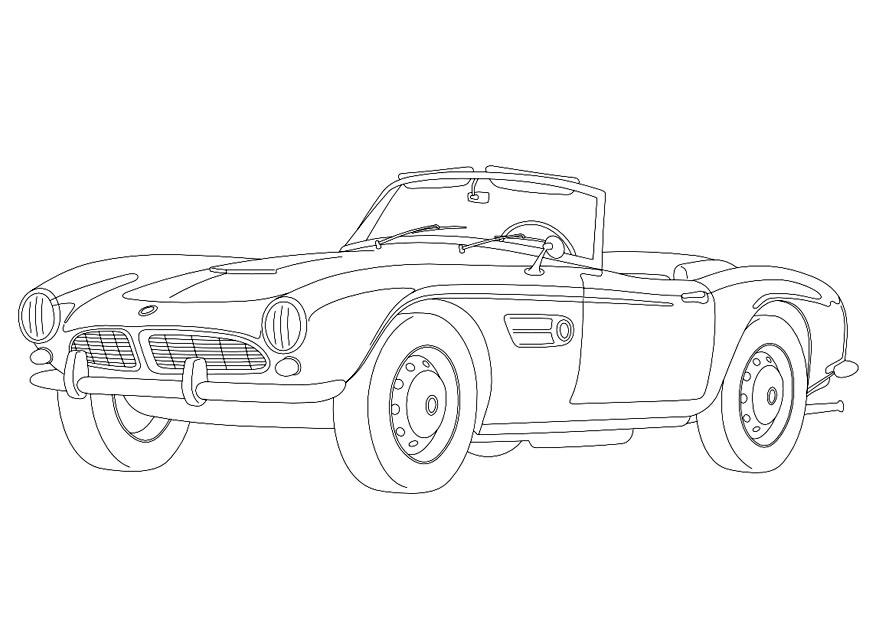 bmw 507 Página para colorir bmw 507