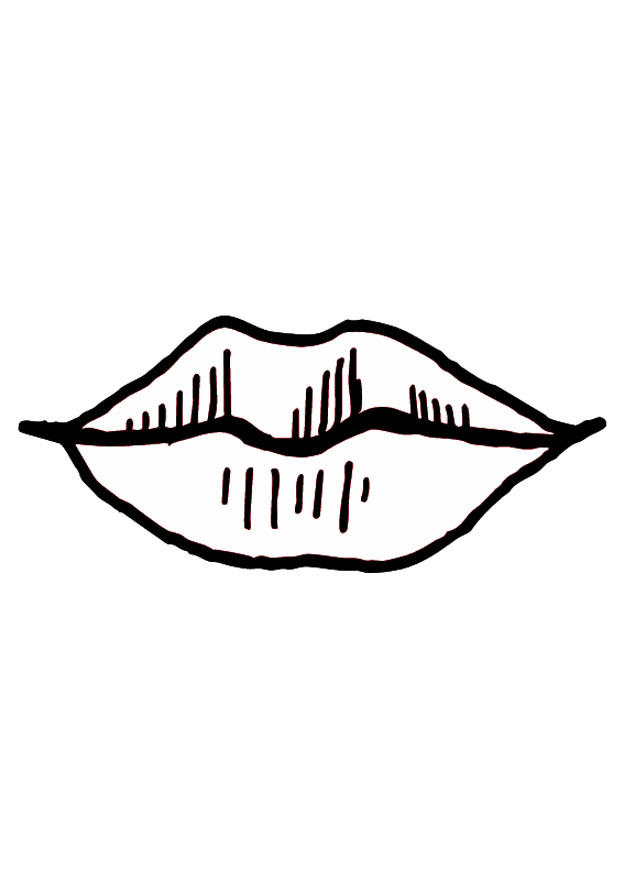 boca / lA¡bios Página para colorir boca / lA¡bios