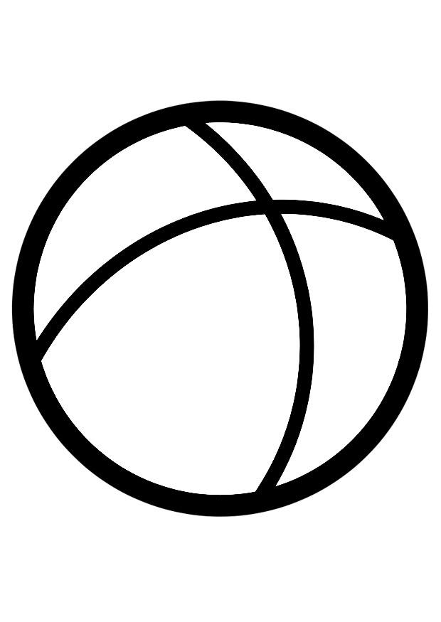 bola Página para colorir bola