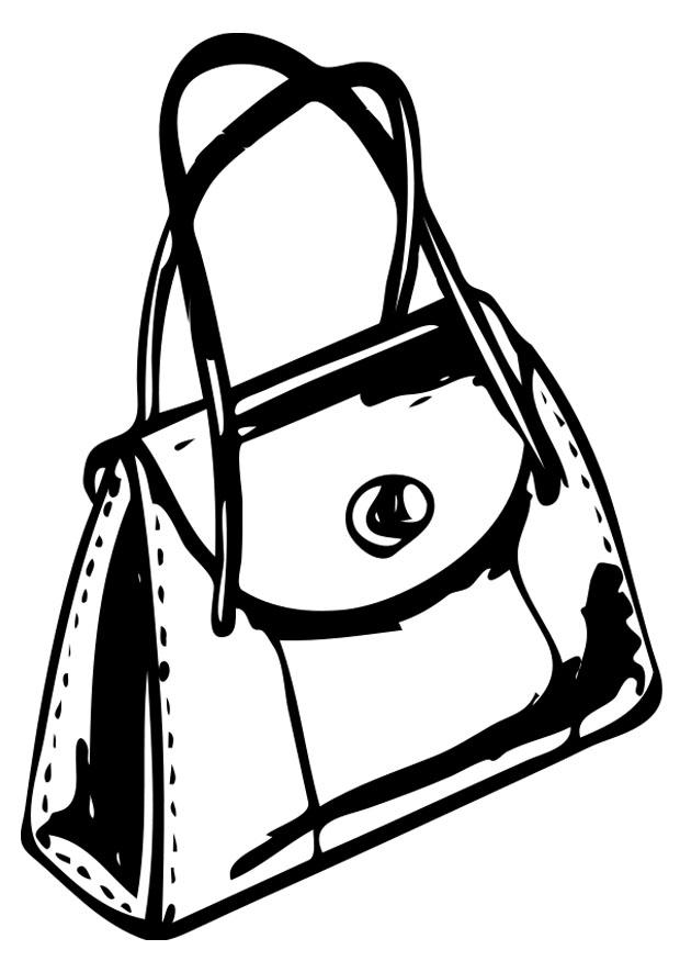 bolsa de mA£o Página para colorir bolsa de mA£o