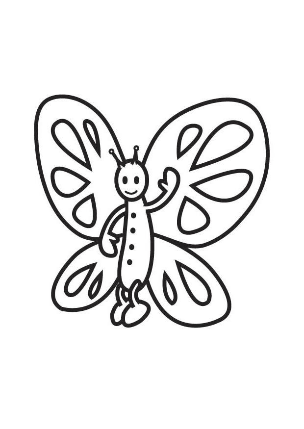 borboleta Página para colorir borboleta