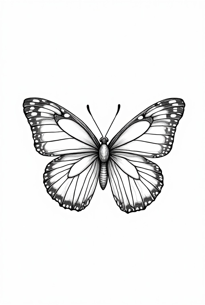 borboleta Página para colorir borboleta