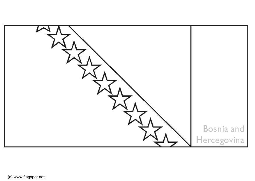 bA³snia-herzegovina Página para colorir bA³snia-herzegovina