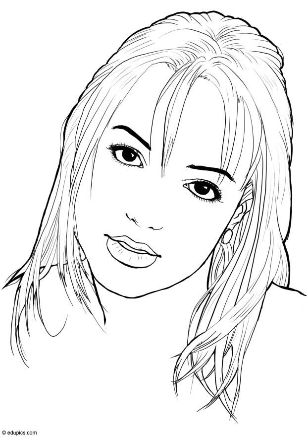 britney spears Página para colorir britney spears