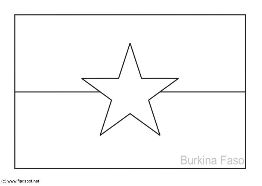 burkina faso Página para colorir burkina faso