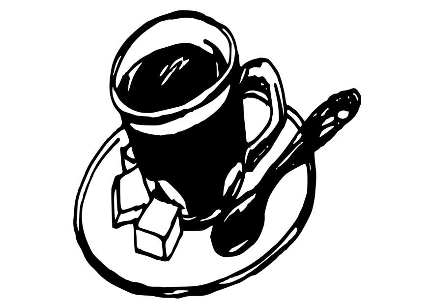 cafezinho Página para colorir cafezinho
