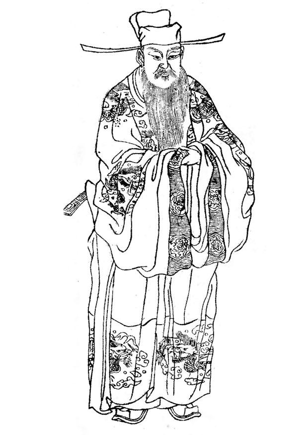 Página para colorir cai xiang
