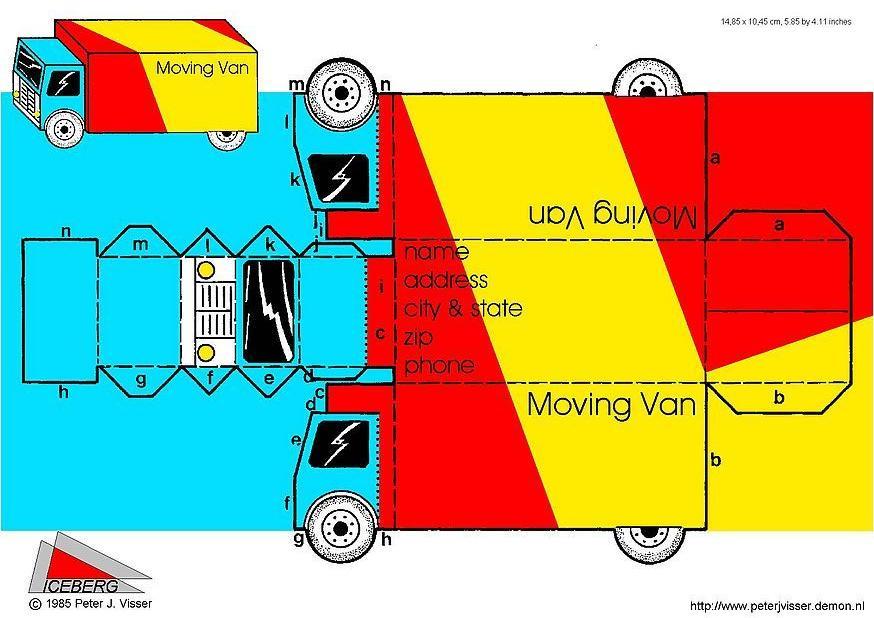caminhA£o de mudanA§a Artesanato caminhA£o de mudanA§a