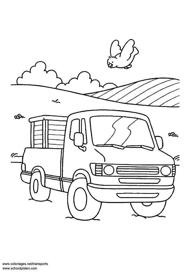 caminhA£o pick up Página para colorir caminhA£o pick up