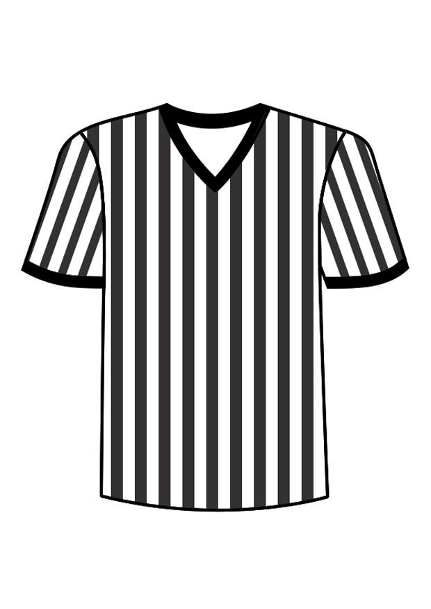 camiseta do A¡rbitro Página para colorir camiseta do A¡rbitro