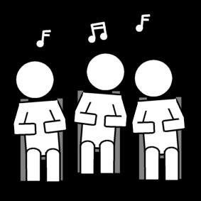 cantar Página para colorir cantar