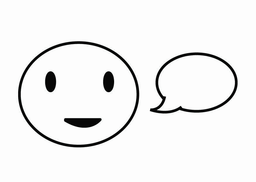 canto da conversa Página para colorir canto da conversa