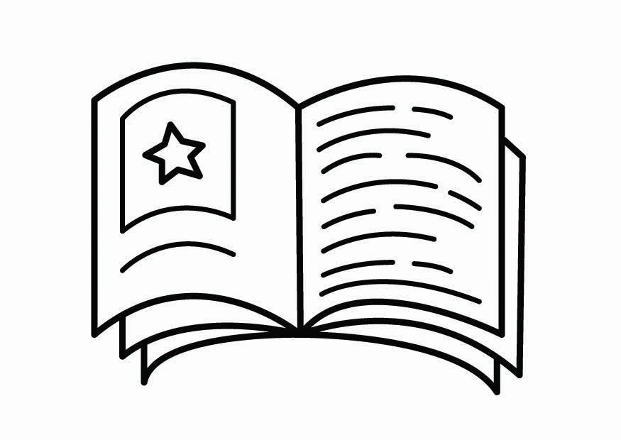canto da leitura Página para colorir canto da leitura