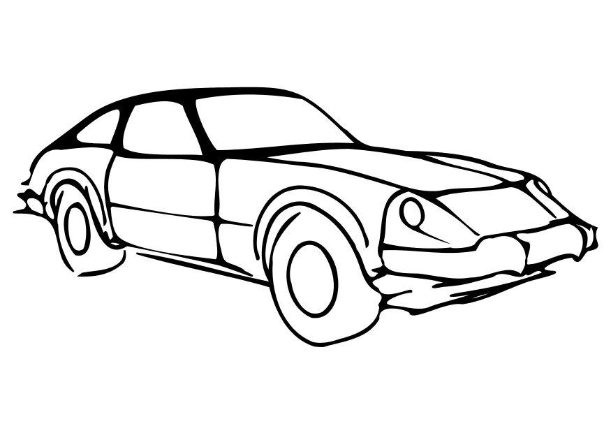 carro Página para colorir carro