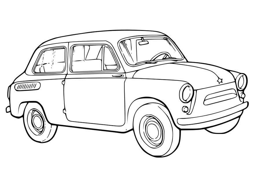 carro Página para colorir carro