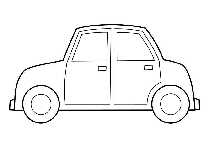 carro Página para colorir carro