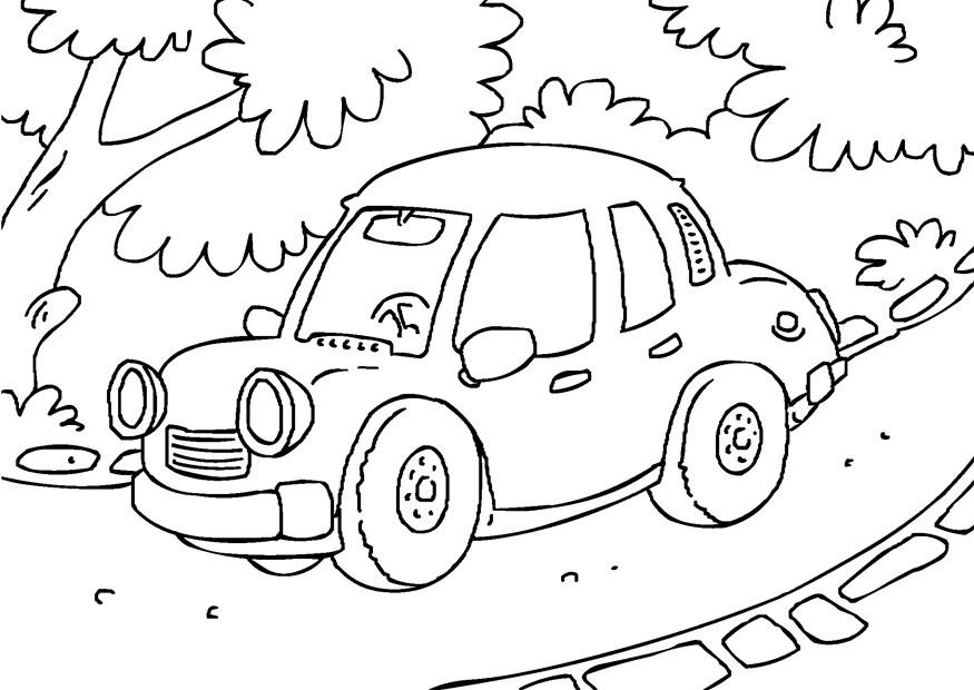 carro Página para colorir carro