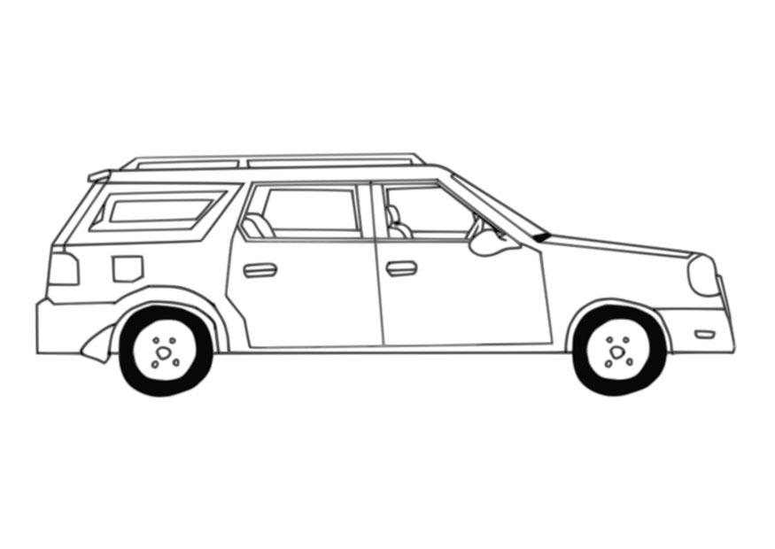 carro Página para colorir carro