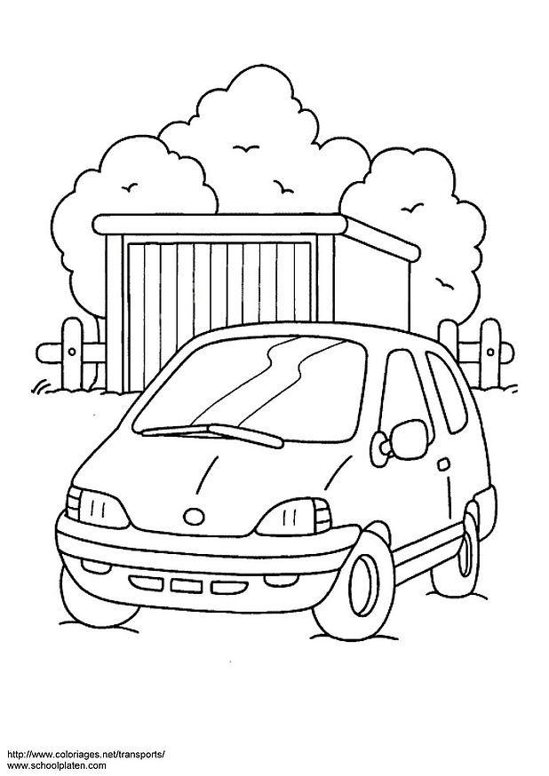 carro Página para colorir carro