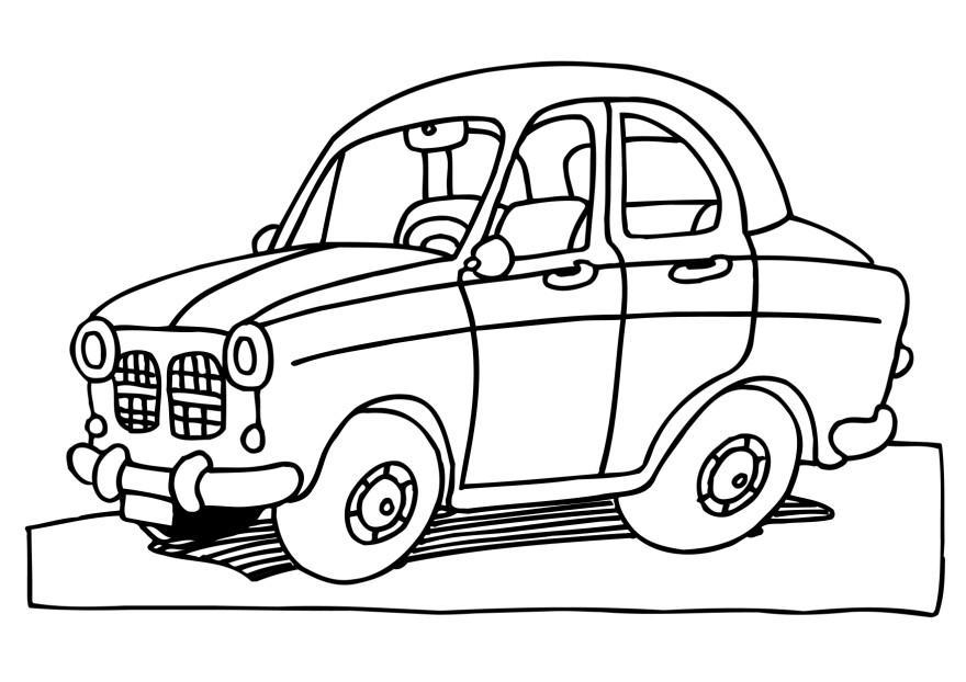 carro Página para colorir carro