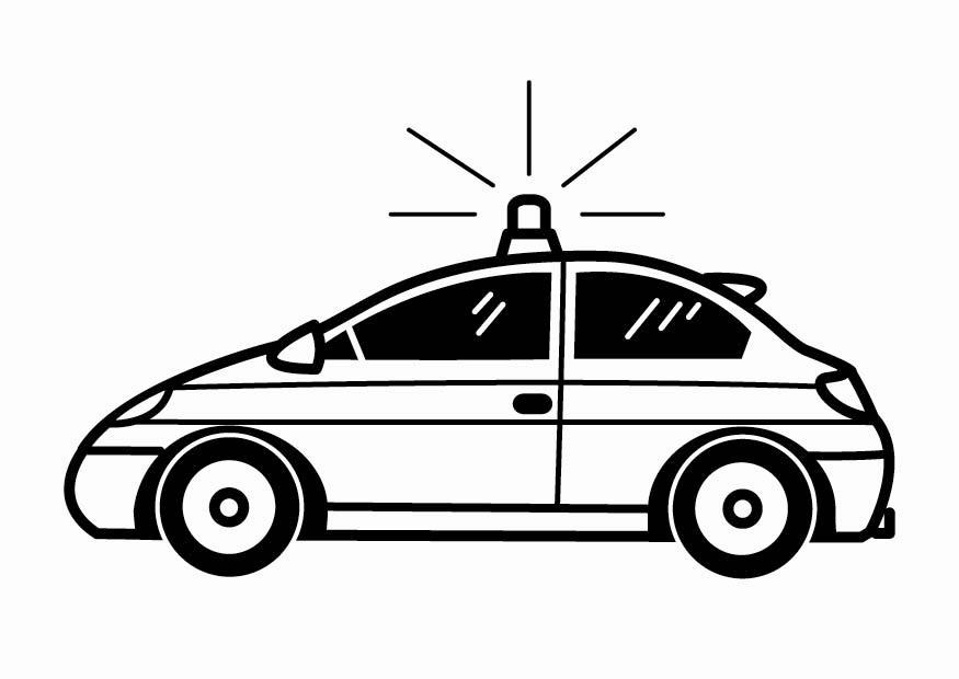 carro da polAcia Página para colorir carro da polAcia