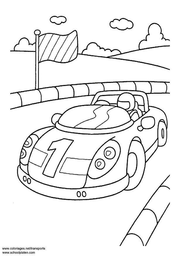 carro esporte Página para colorir carro esporte