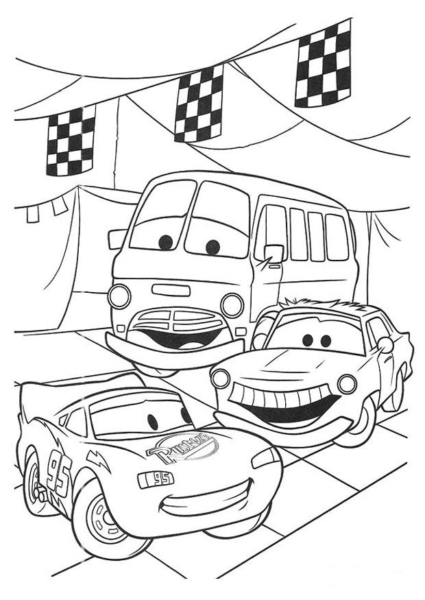 carros Página para colorir carros
