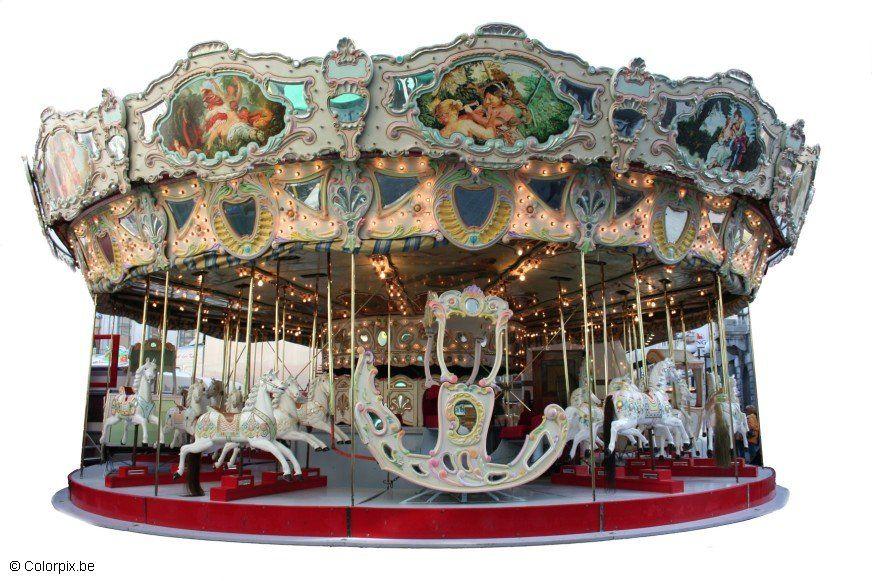carrossel de cavalos Foto carrossel de cavalos