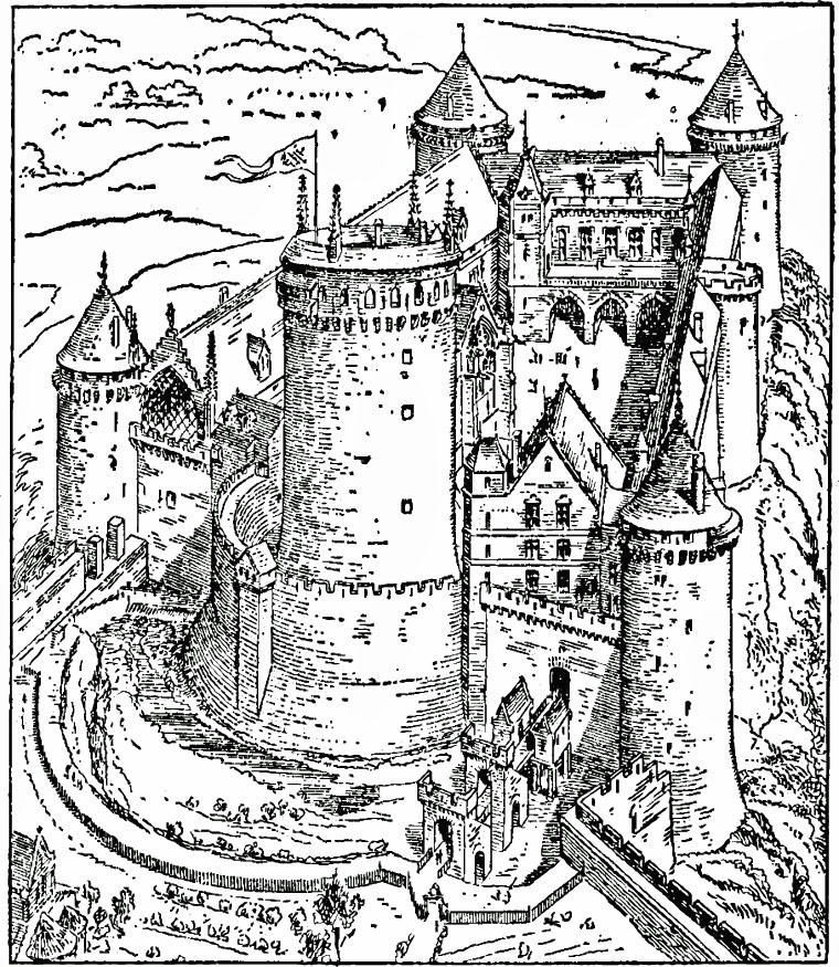 castelo de coucy Página para colorir castelo de coucy