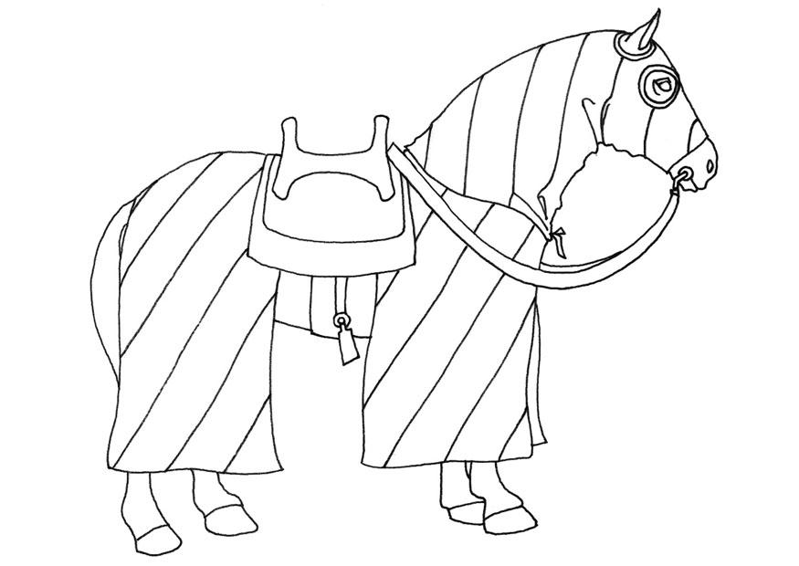 cavalo Página para colorir cavalo