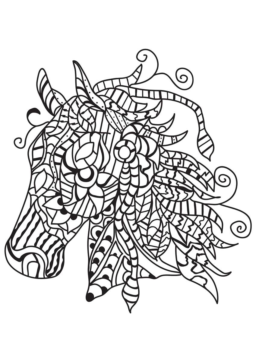 cavalo Página para colorir cavalo