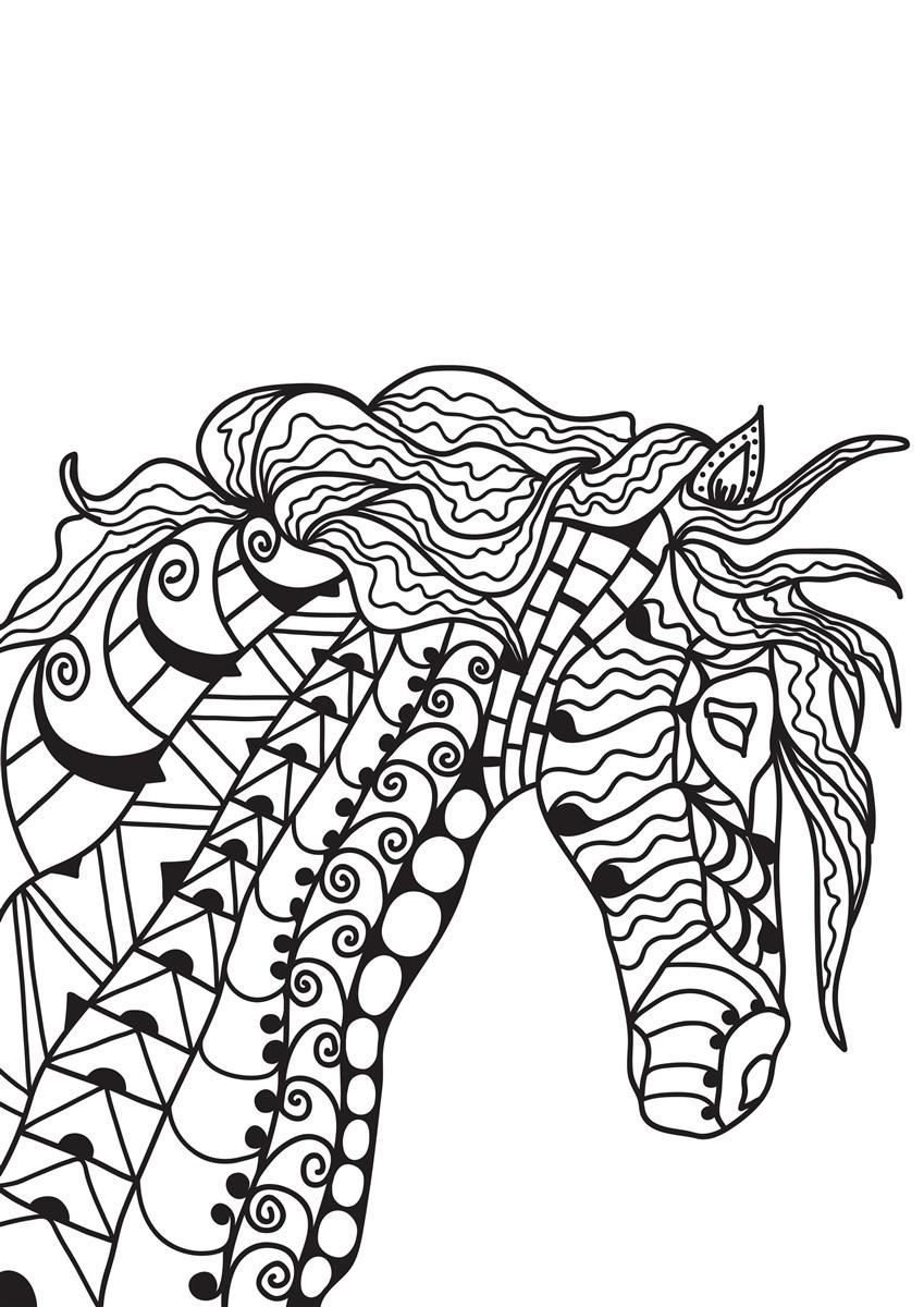 cavalo Página para colorir cavalo