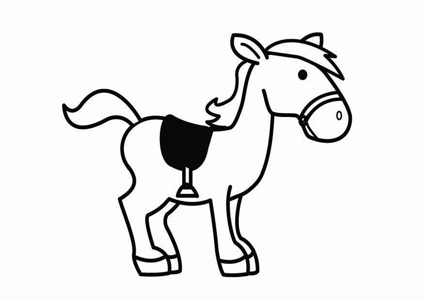 cavalo de sA£o nicolau Página para colorir cavalo de sA£o nicolau