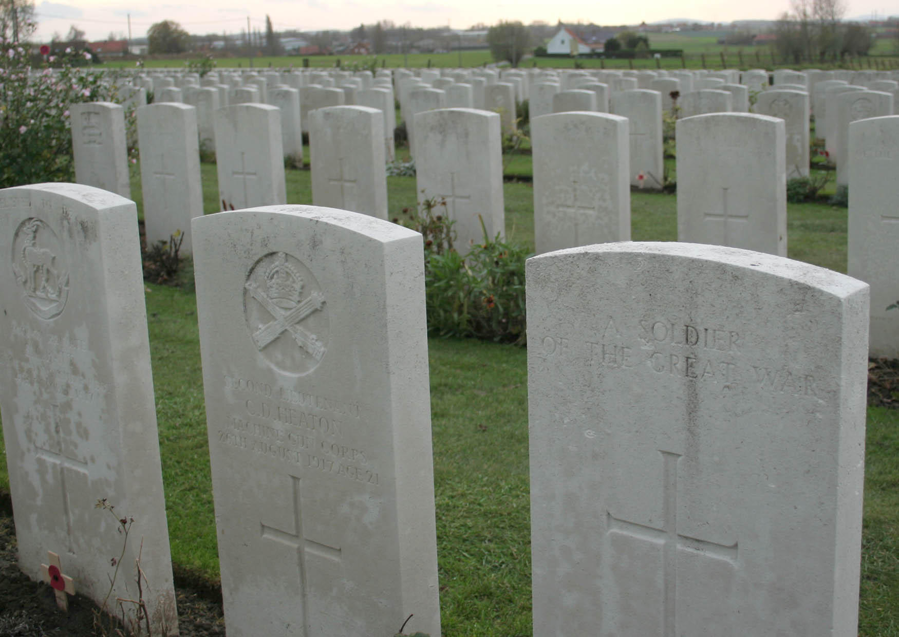 cemitA©rio tyne cot Foto cemitA©rio tyne cot