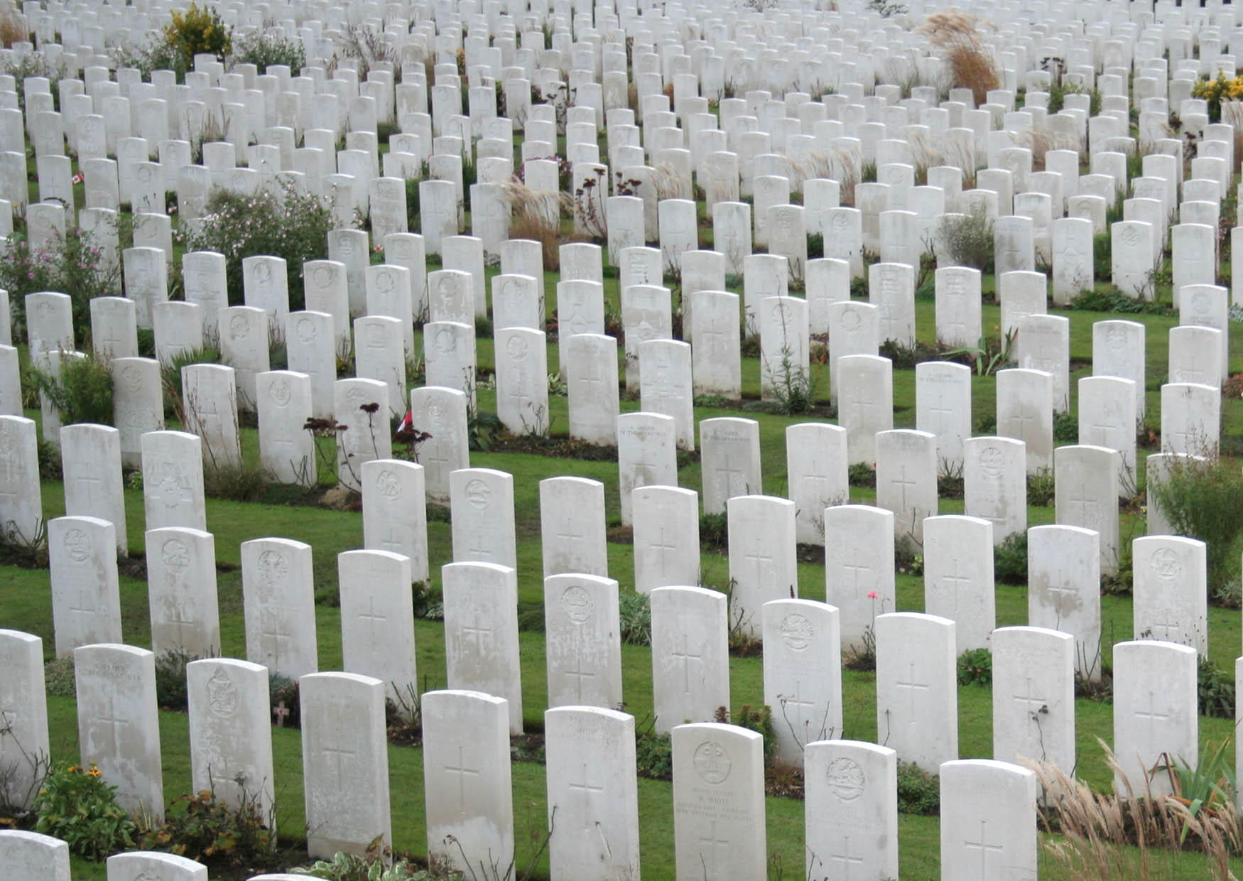 cemitA©rio tyne cot Foto cemitA©rio tyne cot