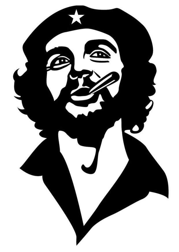 che guevara Página para colorir che guevara