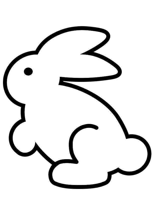 coelho Página para colorir coelho
