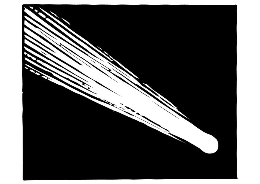 cometa Página para colorir cometa