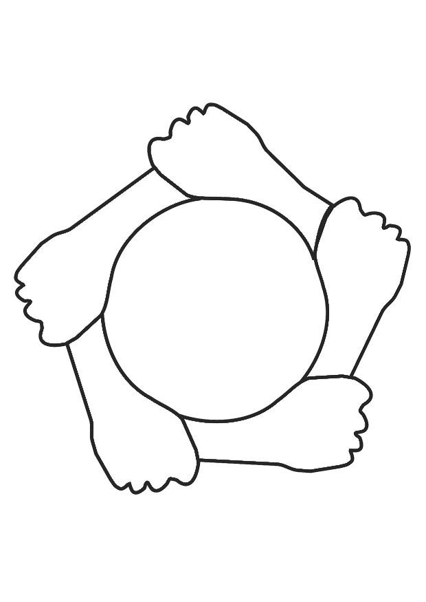 cooperar Página para colorir cooperar