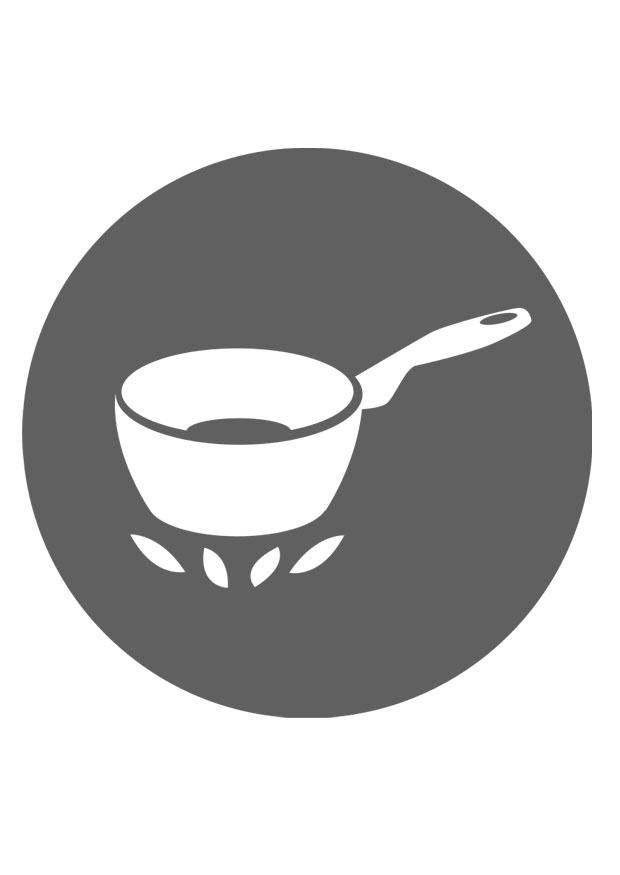 cozinhar Página para colorir cozinhar