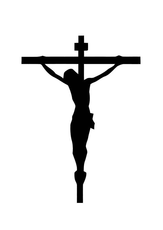 crucifixo Página para colorir crucifixo