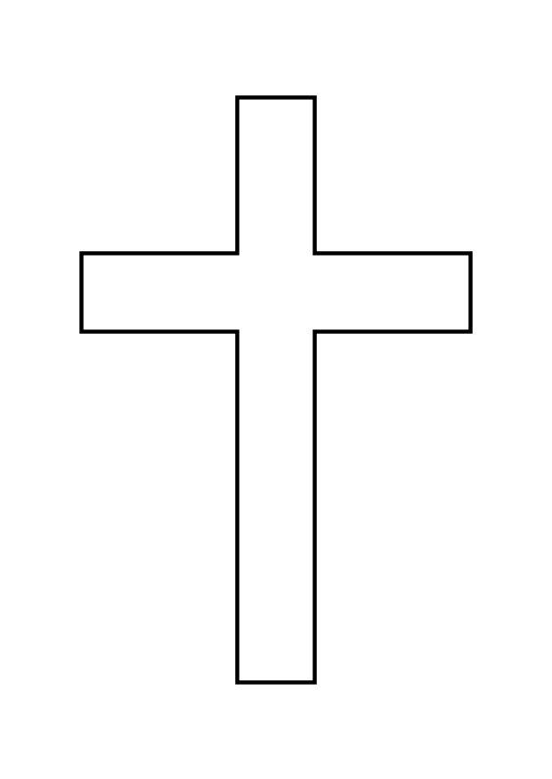 cruz Página para colorir cruz