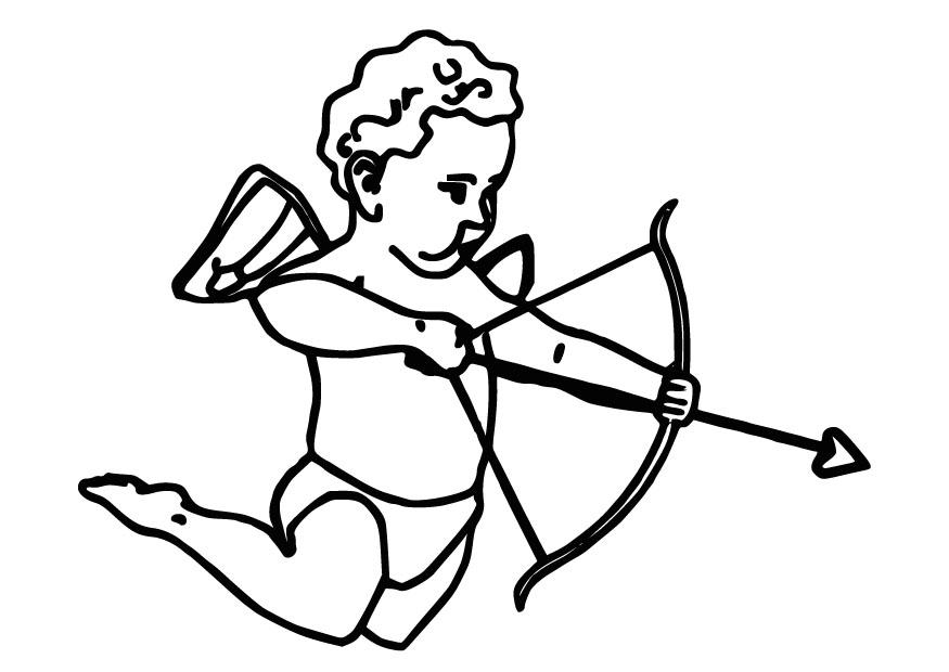 cupido Página para colorir cupido