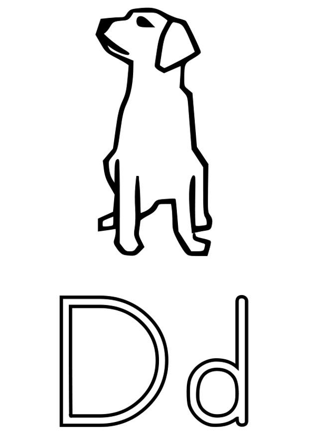 d Página para colorir d