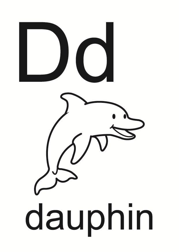 d Página para colorir d