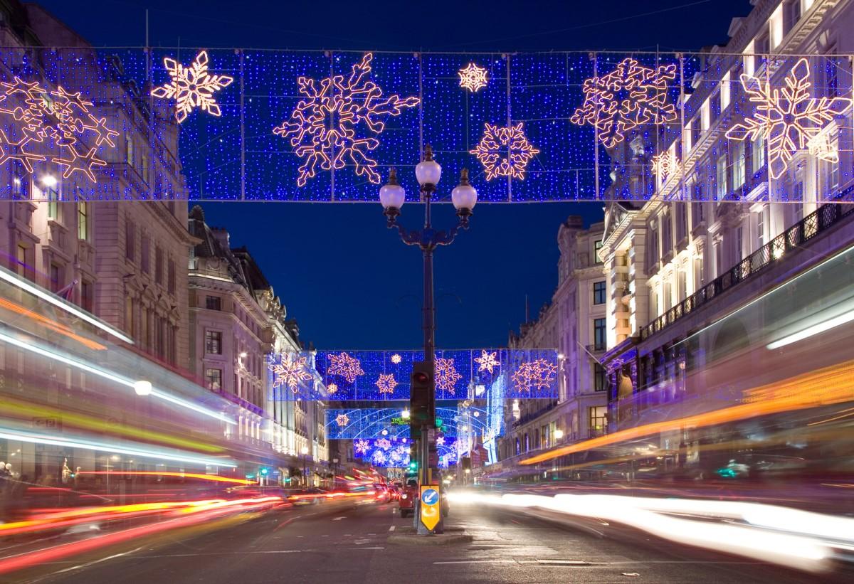 Foto decoraA§A£o de natal em londres