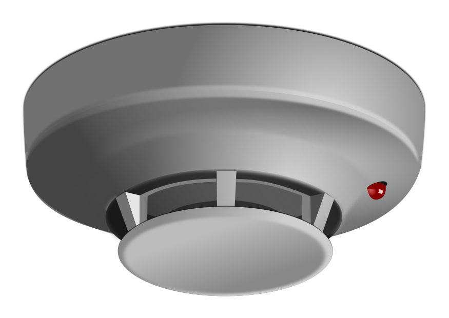 Página para colorir detector de fumaA§a